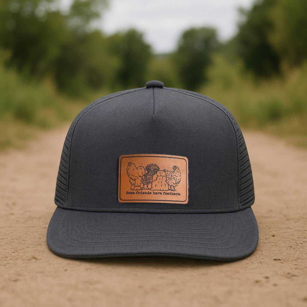 "Some Friends have Feathers" Trucker Hat for Outdoor Kids