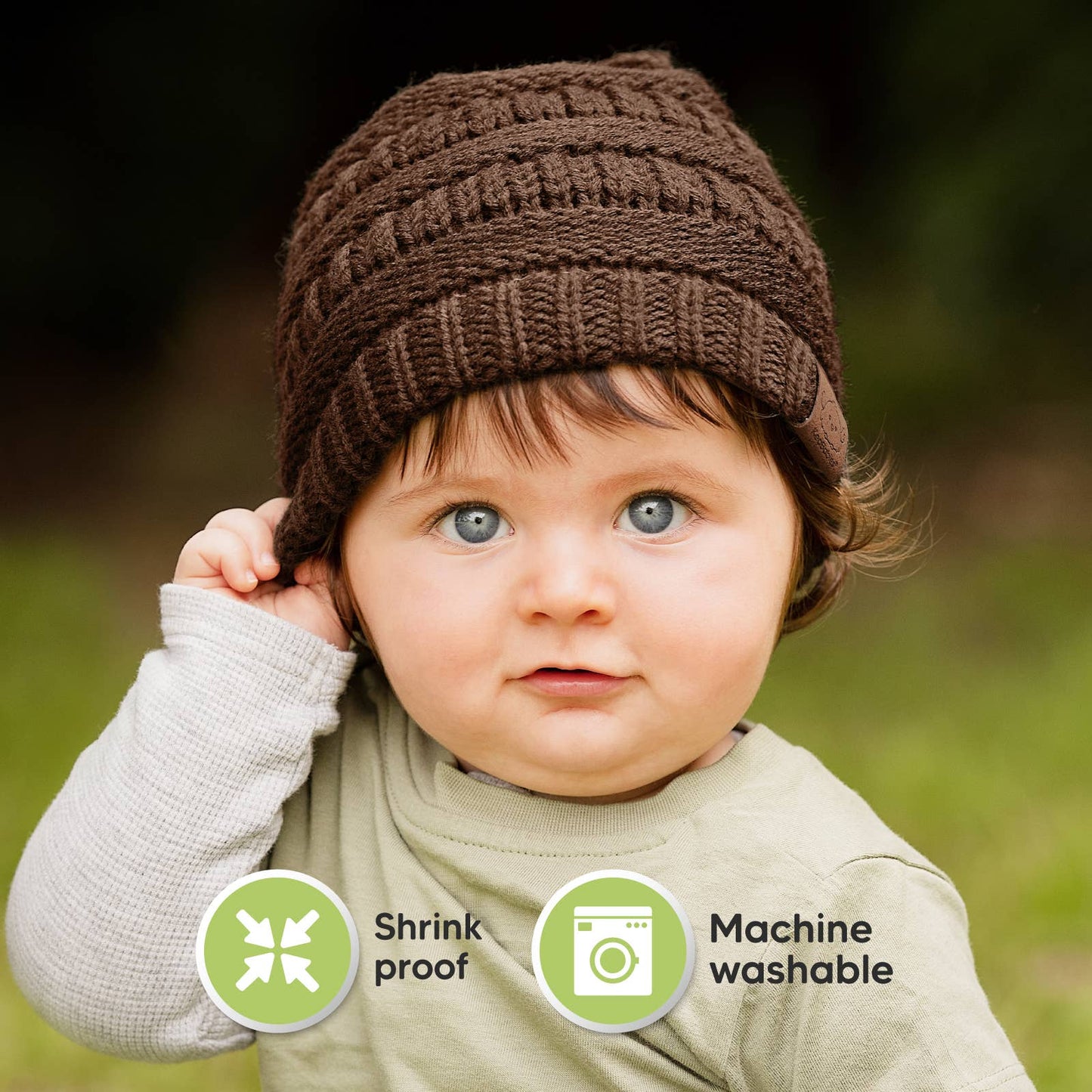 KeaBabies Warmzy Baby Beanies (Icelandic, M)