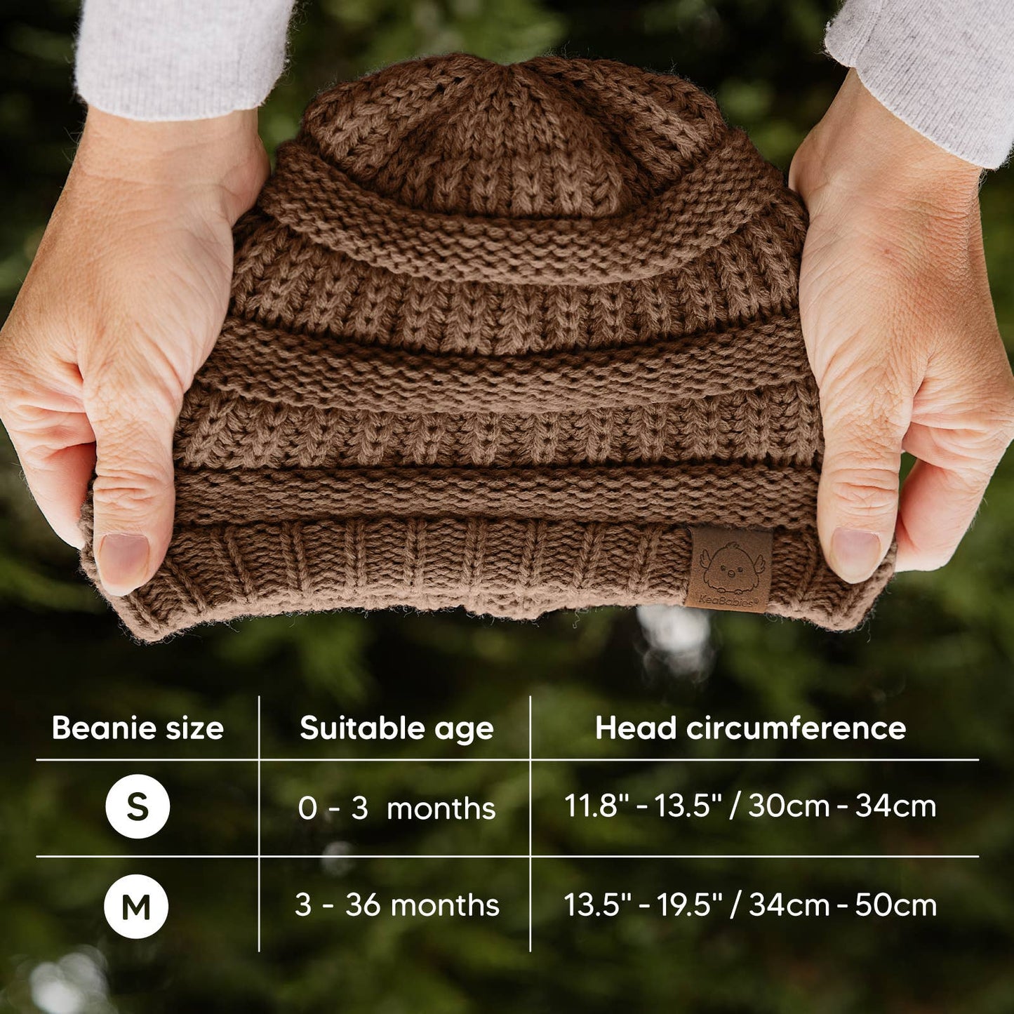 KeaBabies Warmzy Baby Beanies (Icelandic, M)