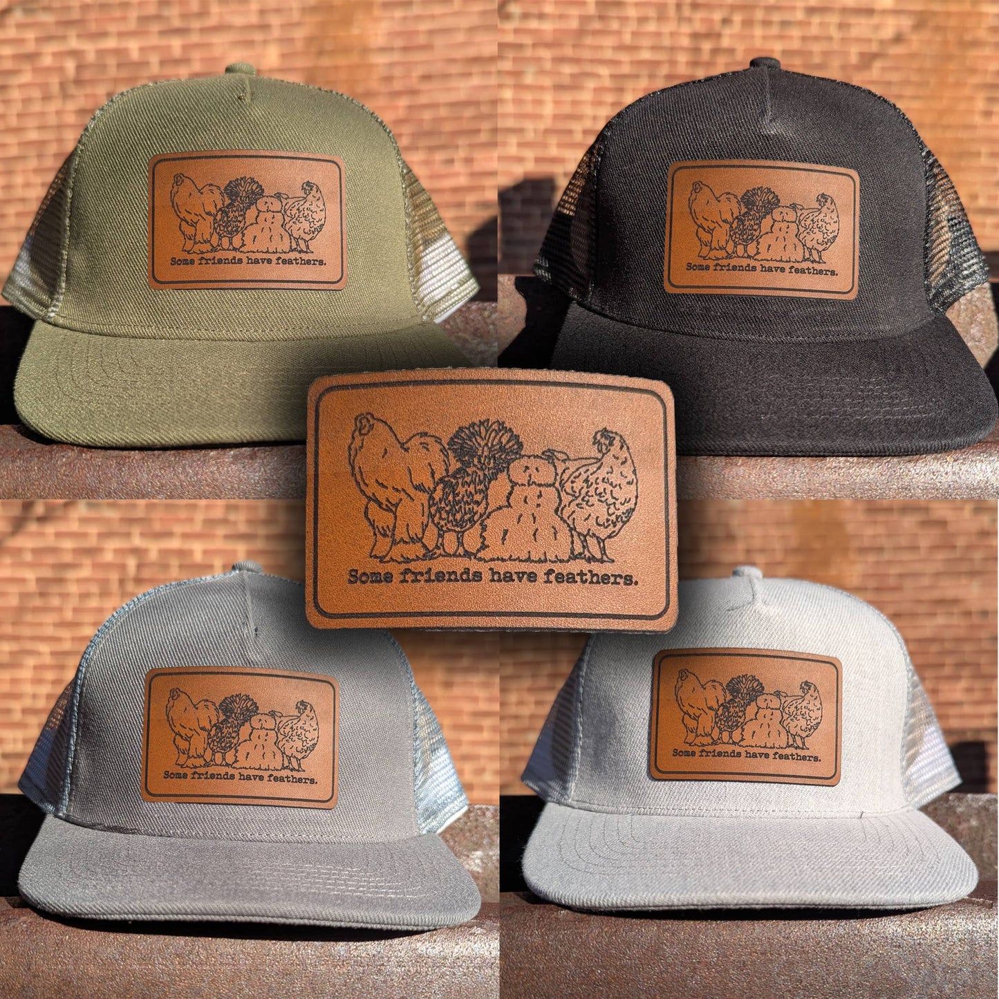 "Some Friends have Feathers" Trucker Hat for Outdoor Kids