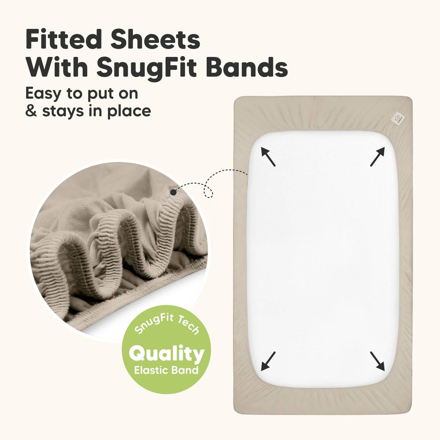 2pk Waterproof Crib Sheets, Baby Mattress Protector