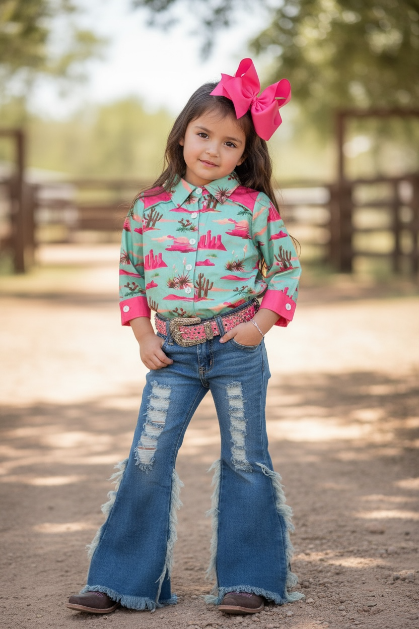 Bootcut denim pants. PNG65153036-AMY
