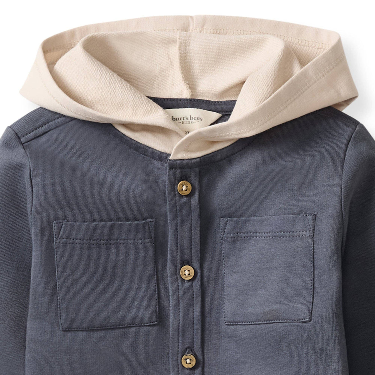 Hooded Button Down Shirt Set