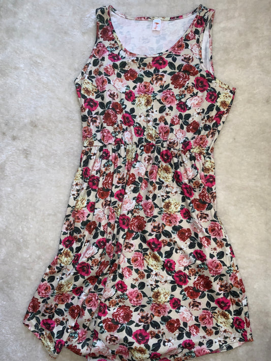 Tan Flora Dress *SALE*