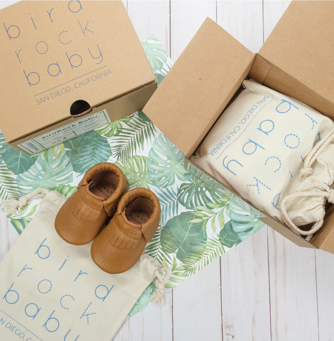 BirdRock Baby- classic moccasins