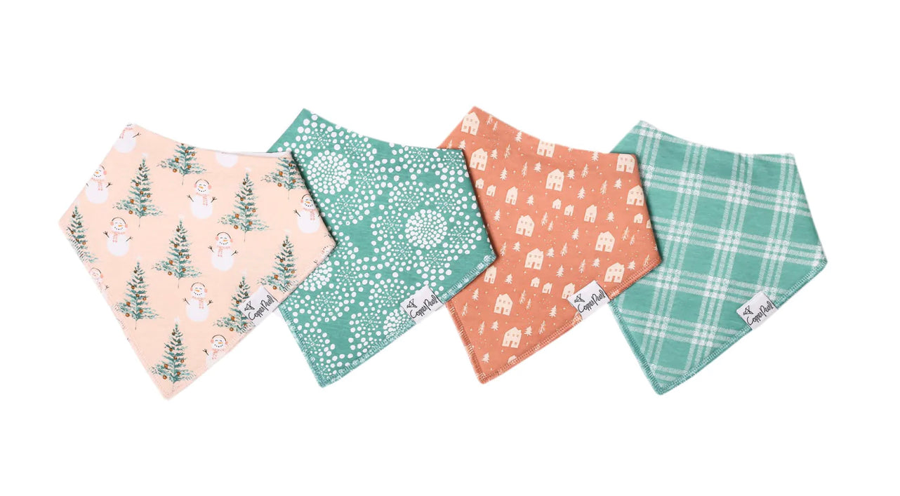 Copper Pearl Bandana Bibs