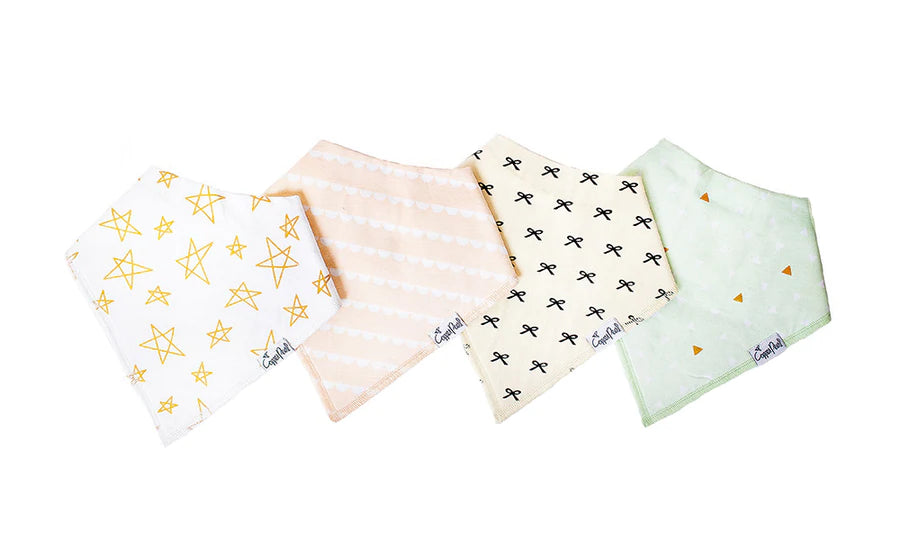 Copper Pearl Bandana Bibs