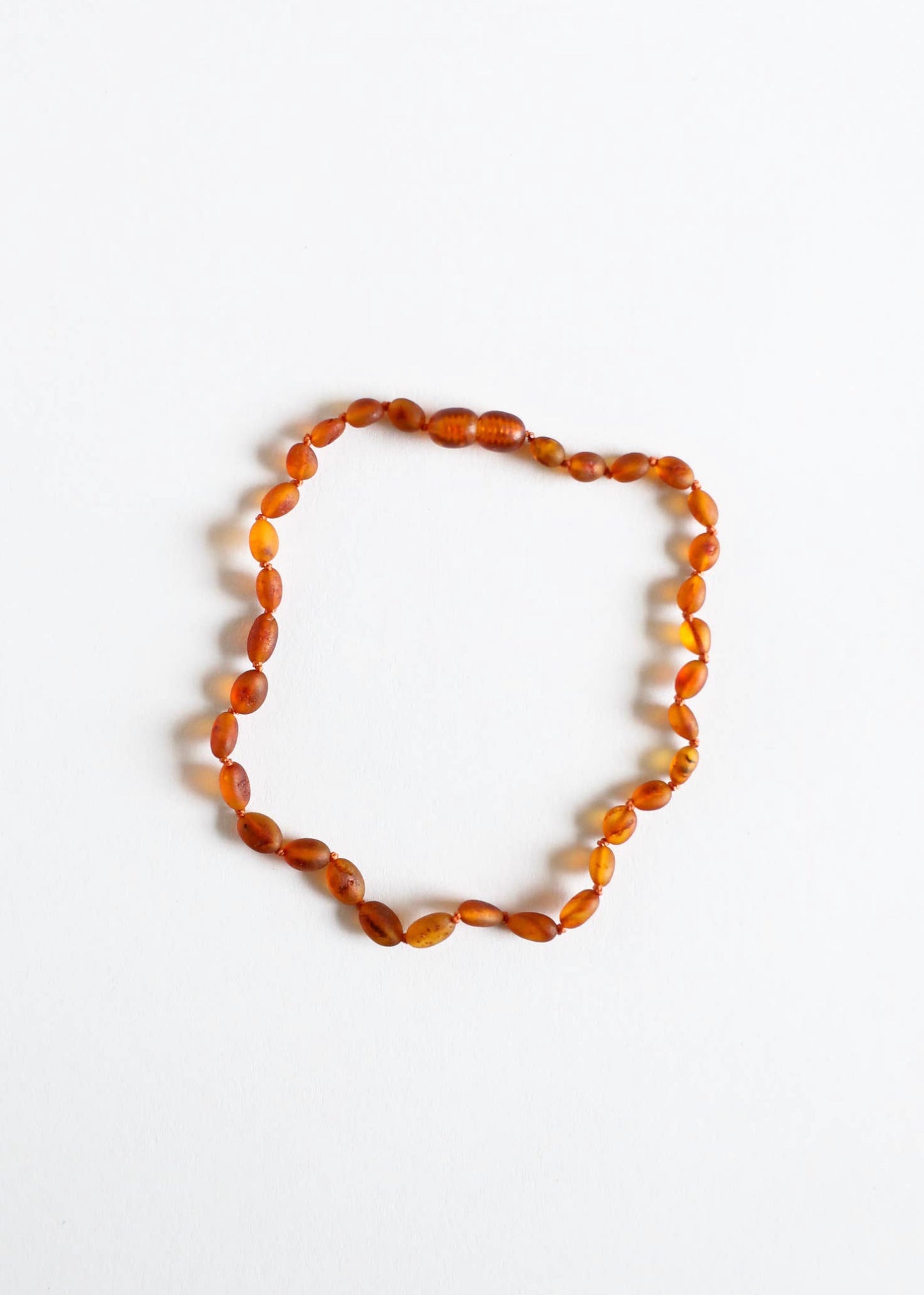 Canyon Leaf Raw Baltic Amber Necklaces