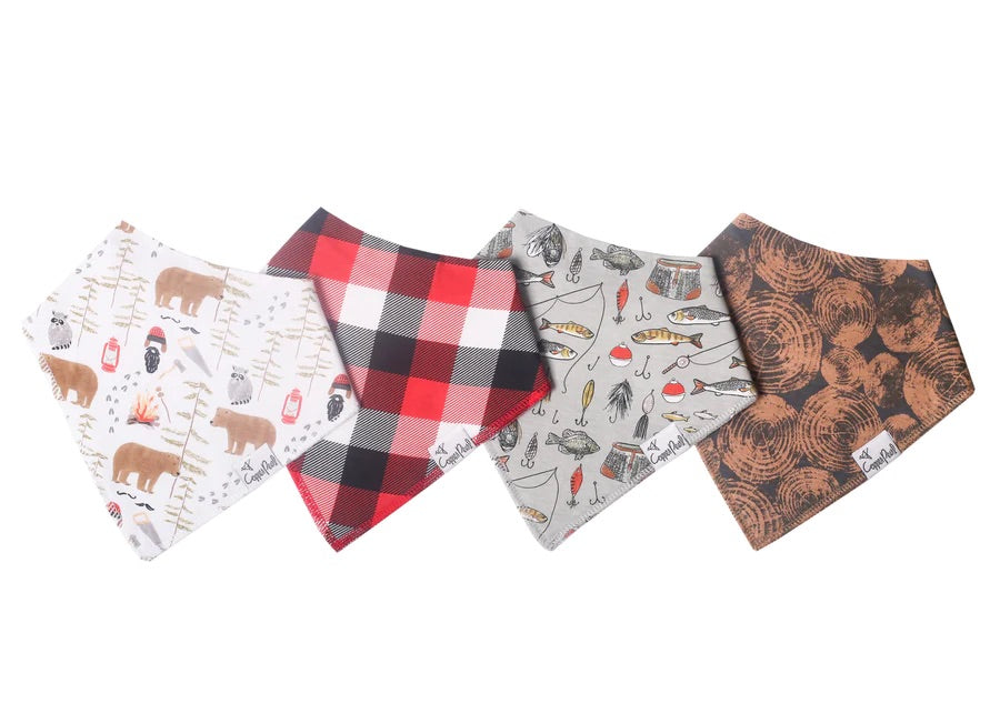 Copper Pearl Bandana Bibs