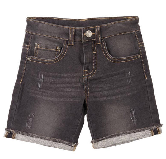 Roe Black Denim Shorts
