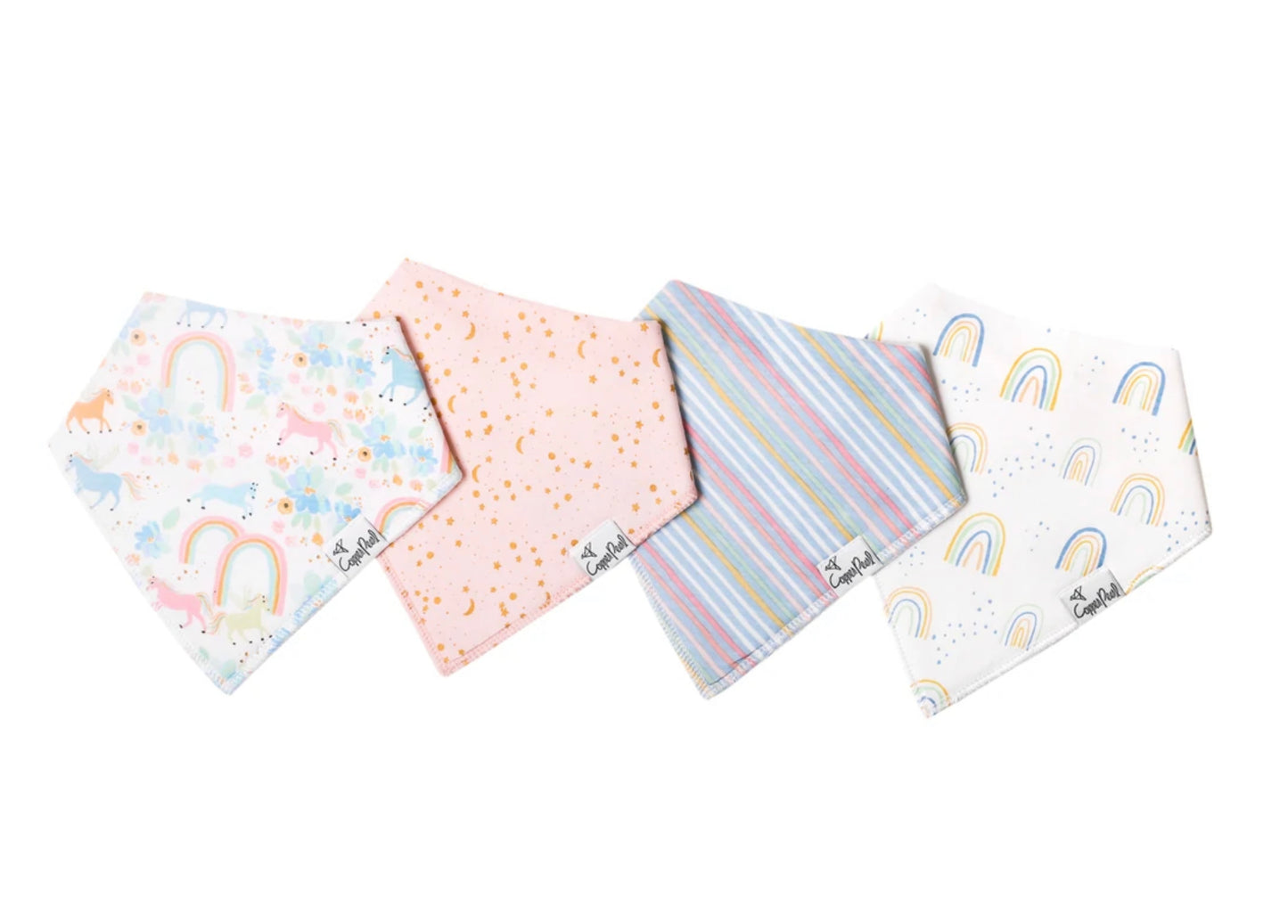 Copper Pearl Bandana Bibs