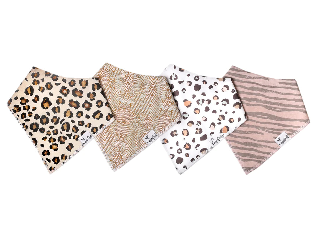 Copper Pearl Bandana Bibs